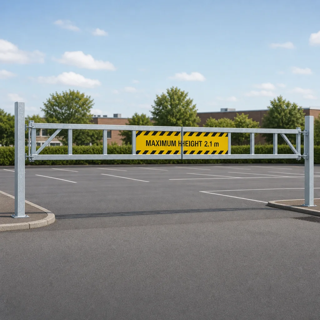 Double Leaf Opening Height Barrier (Ladder Style) product photograph