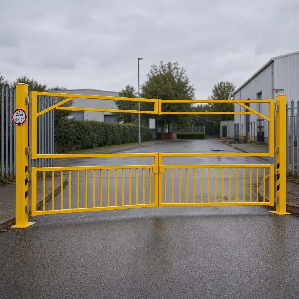 Double Leaf Opening Height Barrier with Lower Gate product photograph