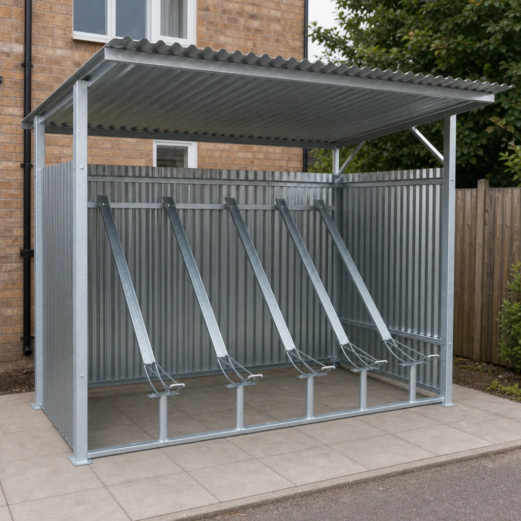 Semi Vertical Shelter Rack product photograph