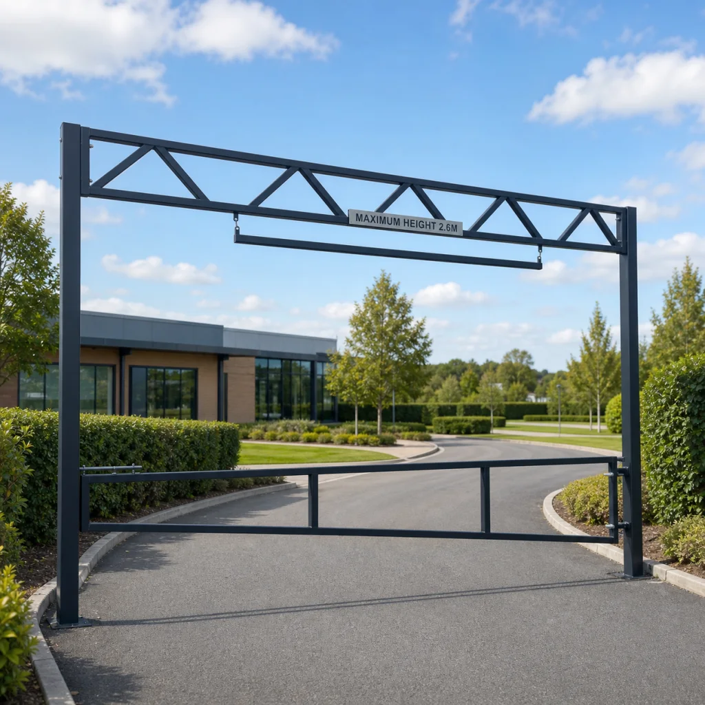 Single Leaf Opening Height Barrier (Ladder Style) with Lower Gate product photograph