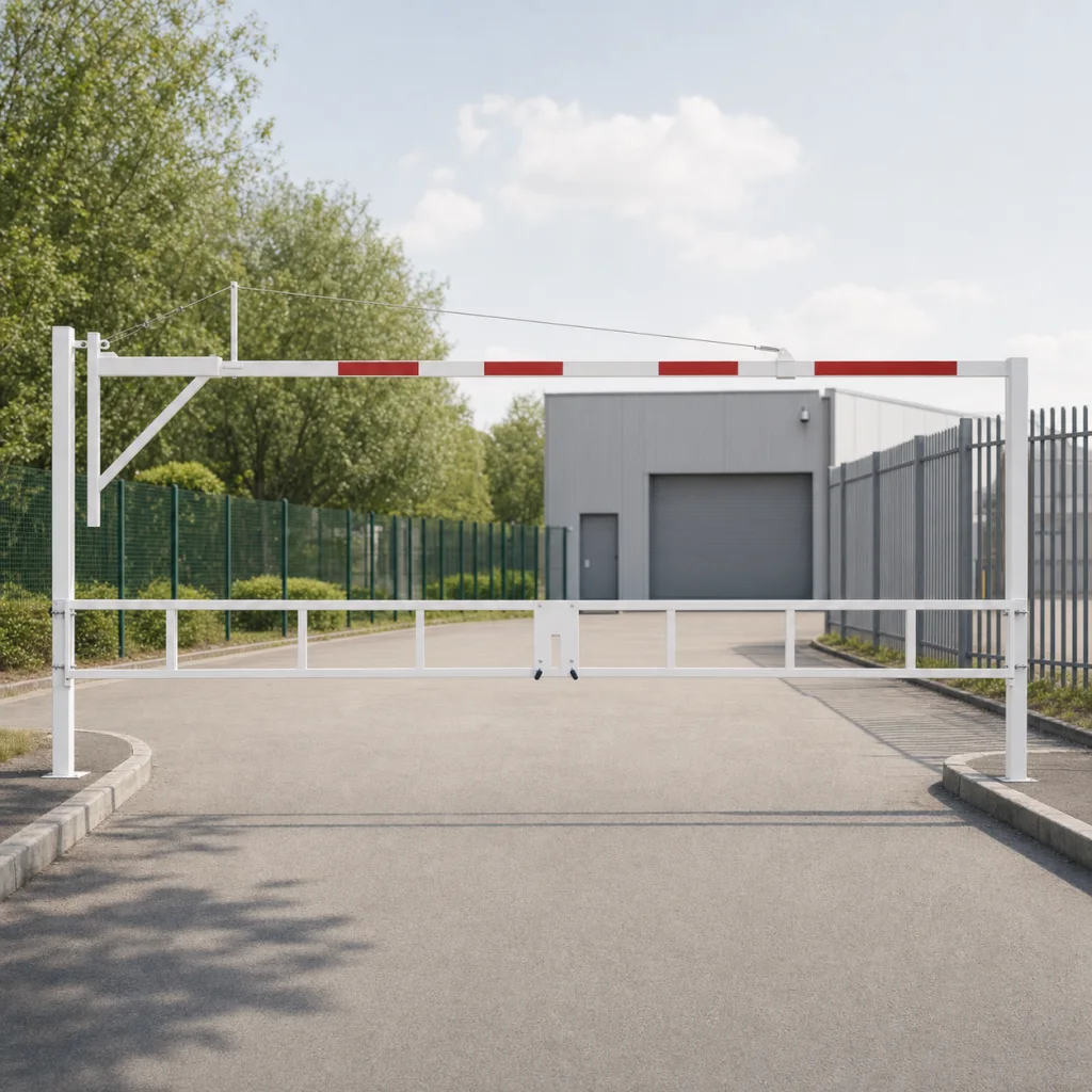 Single Leaf Opening Height Barrier (Tension Wire) with Lower Gate product photograph