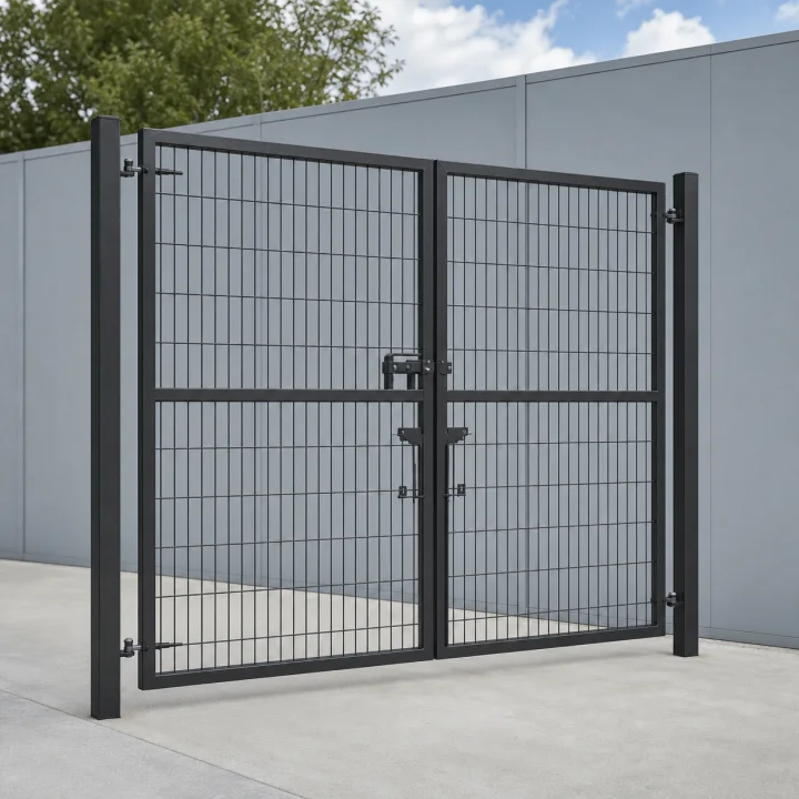 SiteGuard Double Leaf Construction Gate product photograph