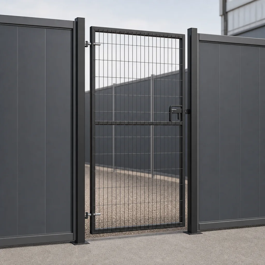 SiteGuard Single Leaf Construction Gate product photograph