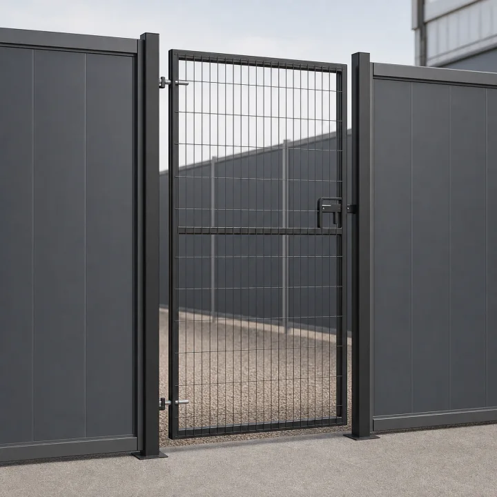 SiteGuard Single Leaf Construction Gate product photograph